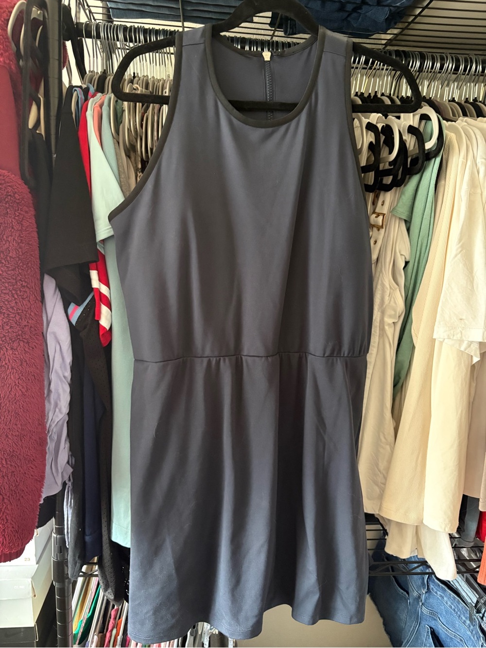 all in motion Navy Sleeveless Jumpsuit Romper